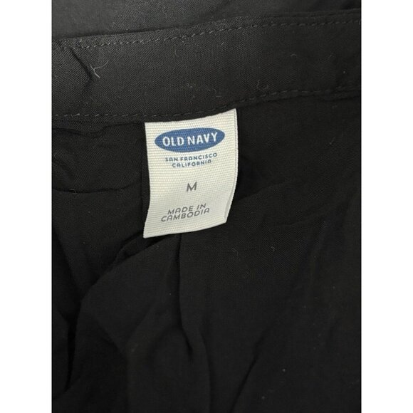 Old Navy Womens Black Button-Down Sleeveless Maxi Dress M - Picture 4 of 5